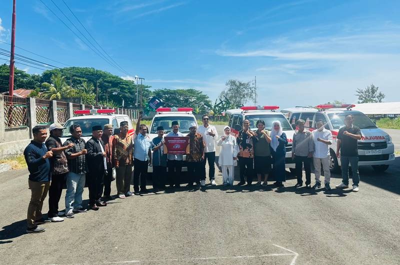 Salurkan 4 Unit Ambulance, Pemda Banggai Apresiasi Komitmen dan Kontribusi PT.KLS