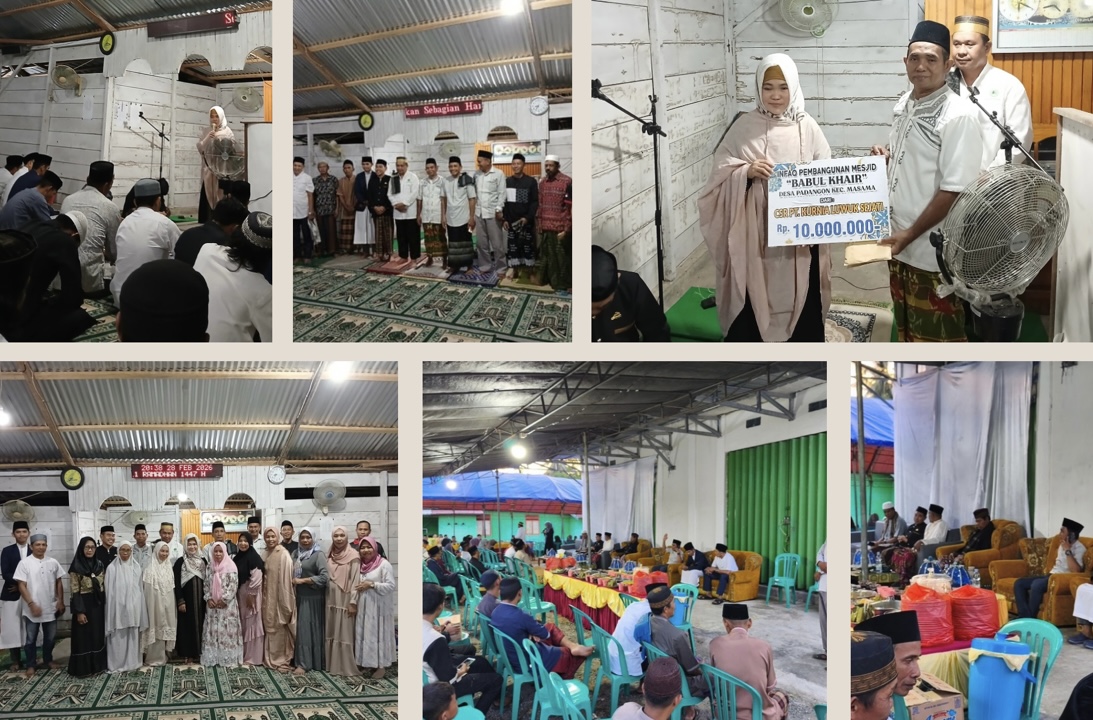 Safari Ramadhan KKSS di Masama, Wardani Murad Salurkan CSR PT KLS